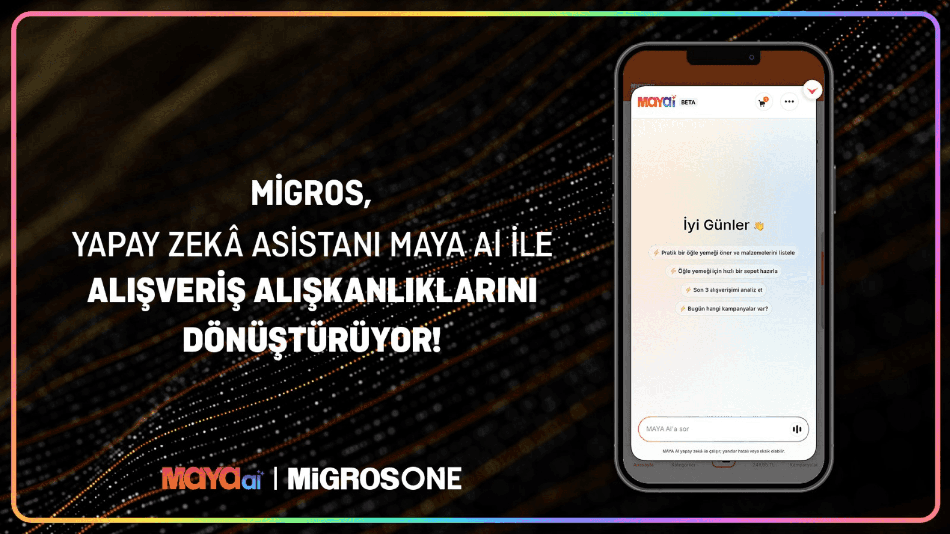 Migros, Yapay Zeka Asistanı MAYA AI ile Alışveriş Deneyimini Dönüştürüyor