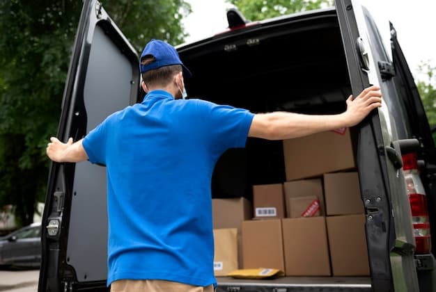 Kargo firmasıyla paket teslimatı